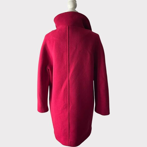 J.Crew Villa Cocoon Coat Italian Stadium Cloth Nello Gori Size 4 NWT Standing - Picture 5 of 13